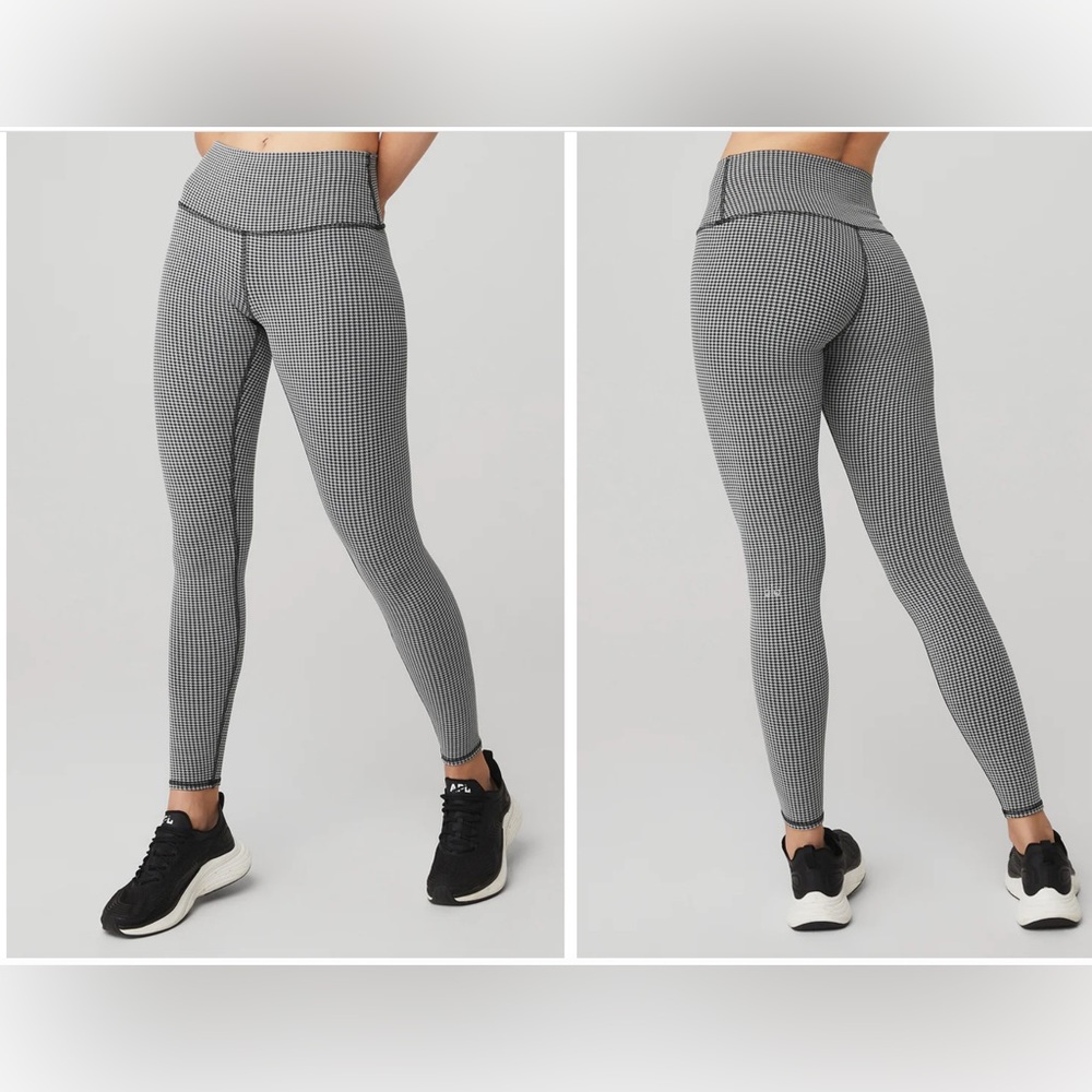 NWT Alo Legging XS Houndstooth Print